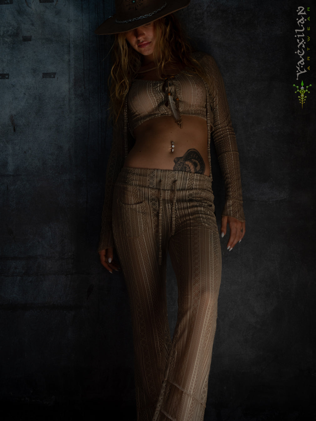 Woman Combo Boho Pants / Embroidery Lace - BOHOEARTH